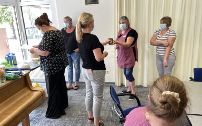 Musikalischer SWR4-Auftritt in der Zoar-Wohnanlage am Uferweg in Alsenz