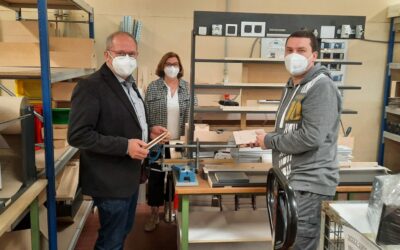 Landtagsabgeordneter Heiner Illing besucht die Zoar-Werkstätten Alzey –  Leistung von Menschen mit Beeinträchtigung