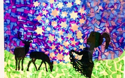 Adventsfenster in unseren Zoar-Werkstätten Alzey